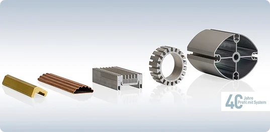 Profile aus Messing, Kupfer, Aluminium und Stahl