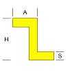 Drawing of a Z-profile